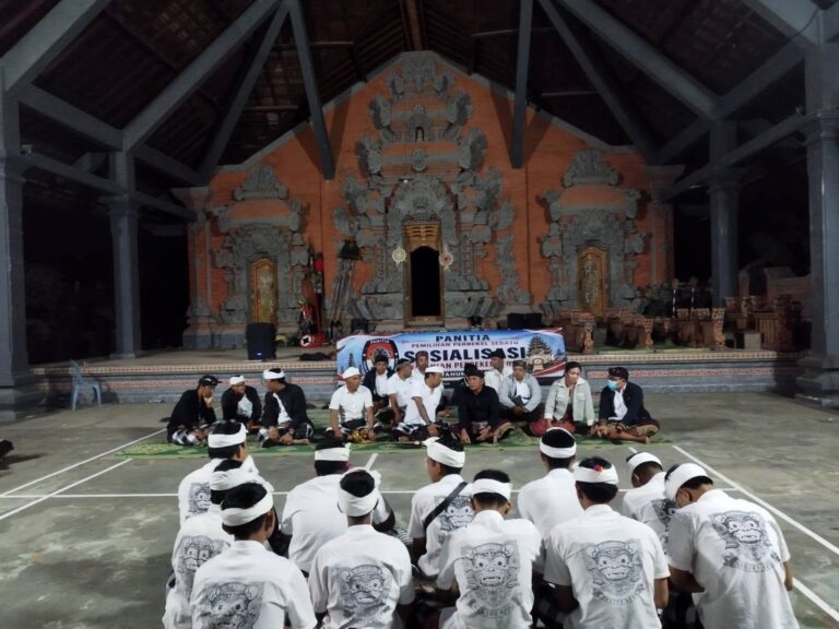 Hari Keempat, Sosialisasi Pemilihan Perbekel Sebatu Sambangi Banjar Apuh