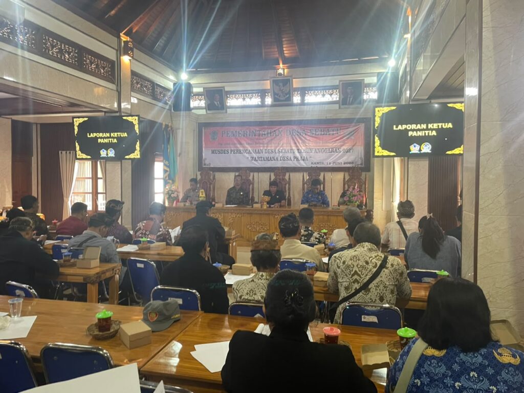 Tampung Aspirasi Warga, Desa Sebatu Matangkan Perencanaan Pembangunan Tahun 2027 Lewat Musdes Partisipatif
