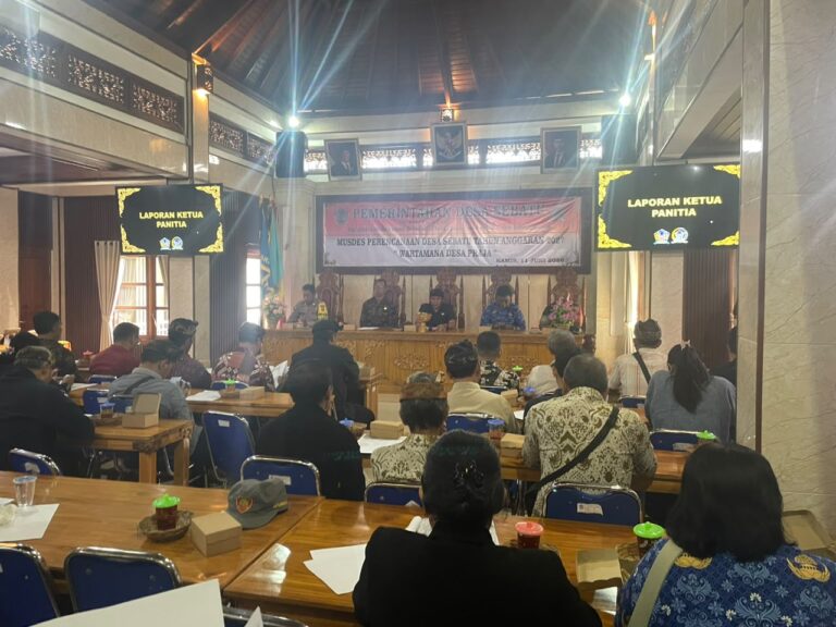 Tampung Aspirasi Warga, Desa Sebatu Matangkan Perencanaan Pembangunan Tahun 2027 Lewat Musdes Partisipatif