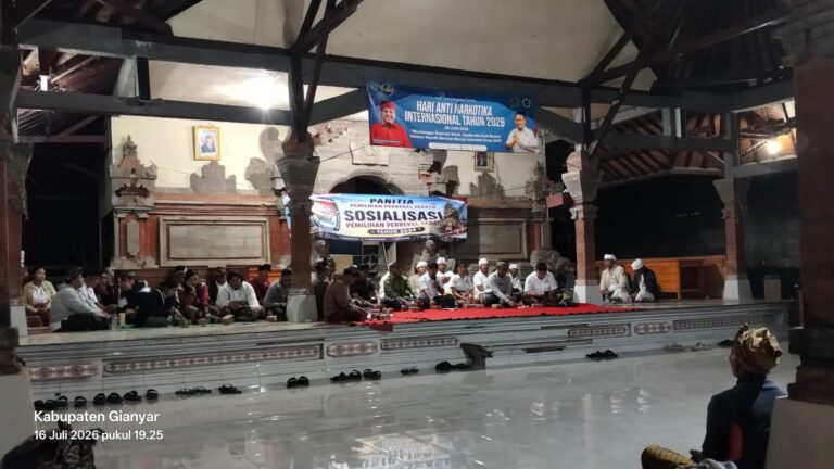 Hari Ketujuh, Sosialisasi Pemilihan Perbekel Sebatu Tiba di Banjar Jasan