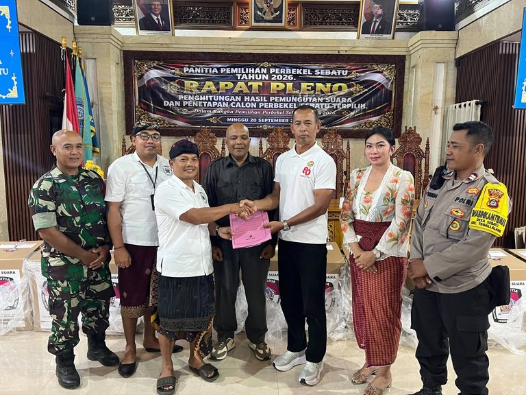 Puncak Pesta Demokrasi: Panitia Tuntaskan Rapat Pleno Rekapitulasi Suara dan Serahkan Hasil Pilkel Sebatu 2026 ke BPD