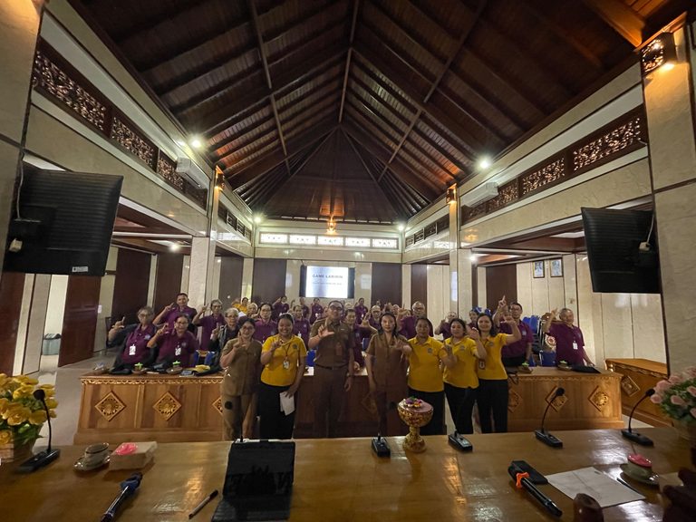 Gigi Sehat Gizi Terjaga. Pertemuan Ke-6 Sekolah Lansia Sebatu Bedah Rahasia Bugar di Hari Tua